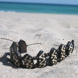 Wooden Zig zags bracelet/Anklet